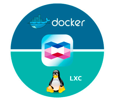 Container Station, Integração LXC e Docker