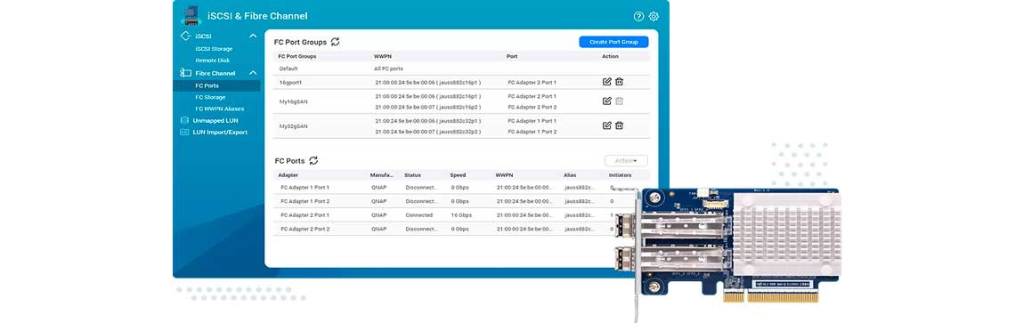 Criação de um ambiente SAN Fibre Channel acessível