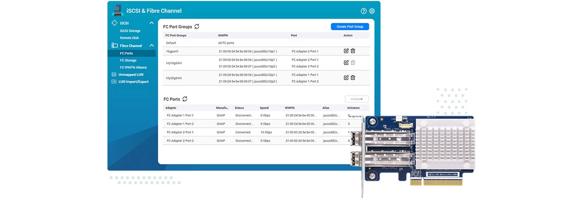 Crie um ambiente de SAN Fibre Channel