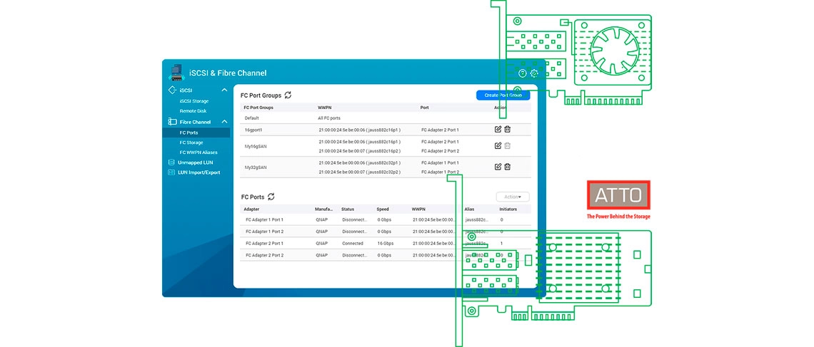 Monte um storage Fibre Channel de baixo custo para ambientes SAN