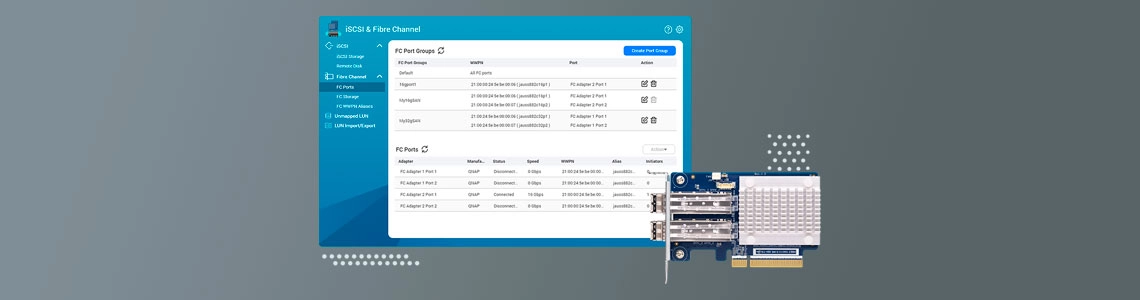 Crie um ambiente SAN Fibre Channel