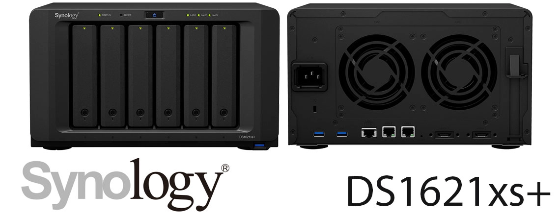 DS1621xs+ 48TB Synology, um NAS SATA Desktop Escalável