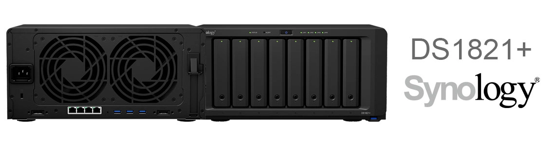 DS1821+ 144TB Synology, um servidor NAS projetado para entregar desempenho