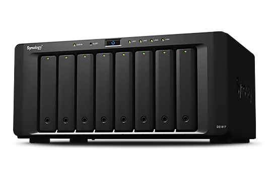 DS1817 Synology DiskStation, storage NAS 96TB expansível até 180TB