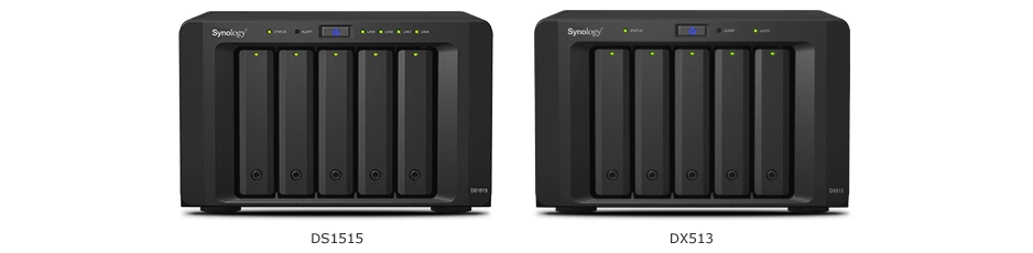 DS1515 Synology, escalabilidade até 15 discos rígidos