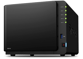 Synology DS416 - Storage NAS 16TB para hard drives SATA III