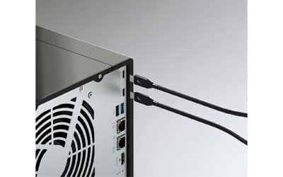 Duas portas Thunderbolt 4 — Desempenho com conexão direta