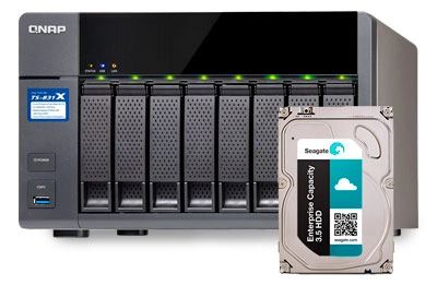 Enterprise Seagate SATA 4TB, HD ideal para storages NAS