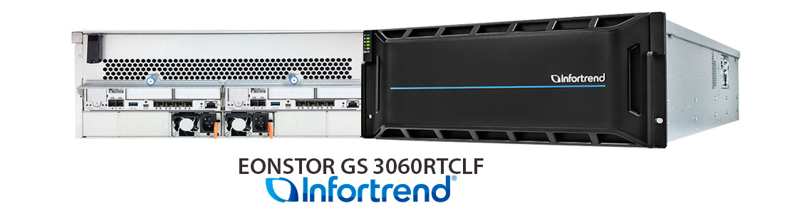 EonStor GS 3060RTCLF: armazenamento unificado de classe corporativa integrando SAN, NAS e Cloud
