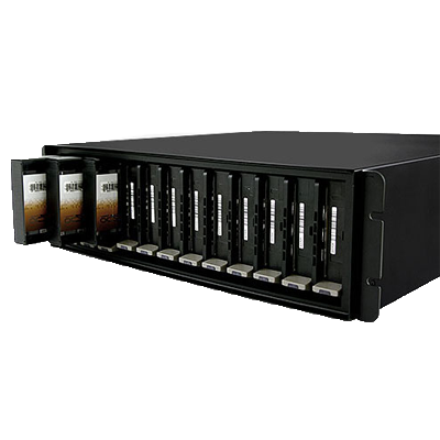 Storage SAN Ip, escalável 8 baias SATA III até 80TB