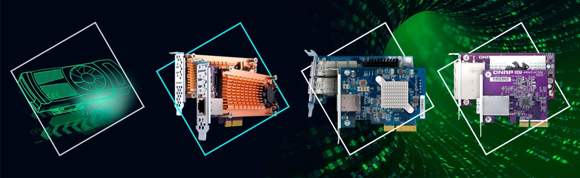 Expansão PCIe para a transmissão de 10GbE ou permitir a computação GPGPU