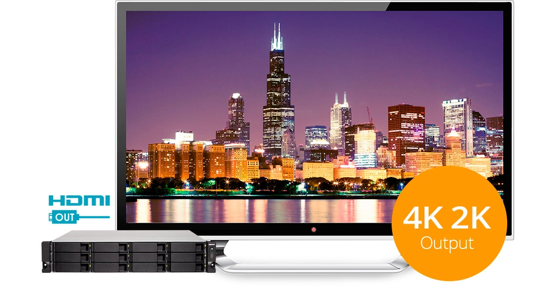 Experiência audiovisual com saída HDMI 4K