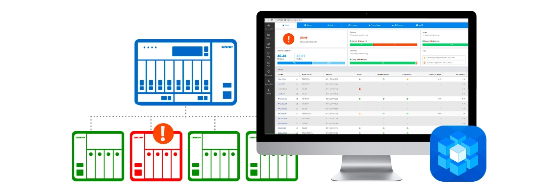 Gerenciamento centralizado de múltiplos Storages Qnap com Qcenter