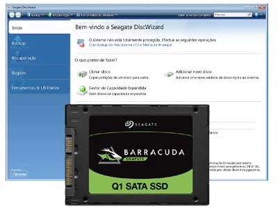 Gerenciamento de disco com DiscWizard