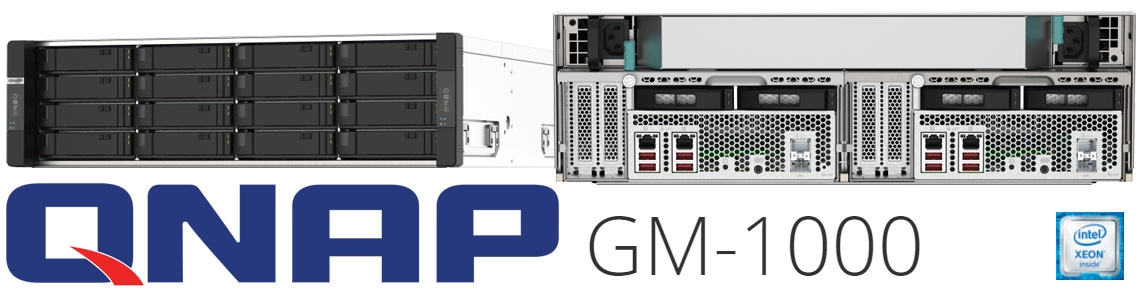 GM-1000 Serie Gemini, NAS duplo com processador Intel Xeon E