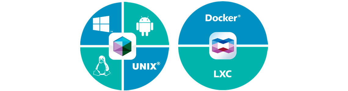 Hospede máquinas e containers virtuais