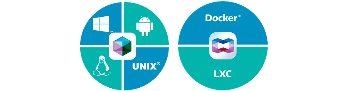 Hospede máquinas e containers virtuais