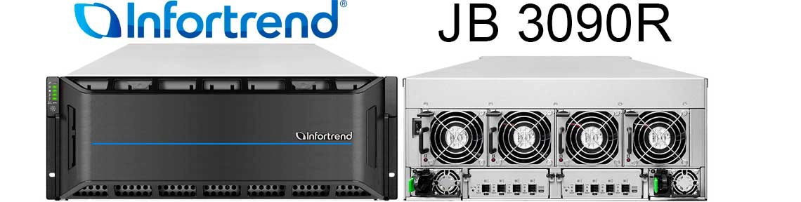 JBOD 3090R Infortrend ótima solução para expandir seu armazenamento