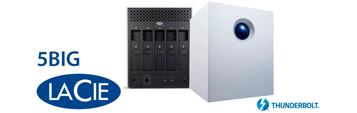 LaCie 5Big, HD 20TB Thunderbolt 2