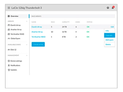 LaCie RAID Manager