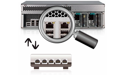 Alvo iSCSI e agregação de links