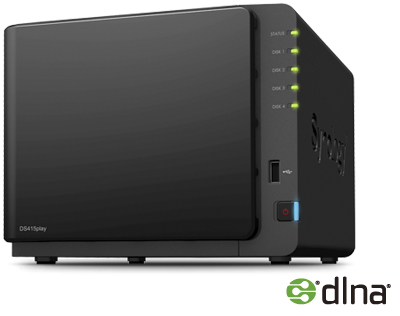 DS415play 20TB, Media Center e storage NAS num único produto