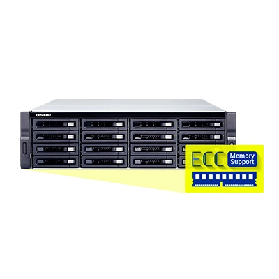 um servidor NAS 32TB equipado com memórias ECC