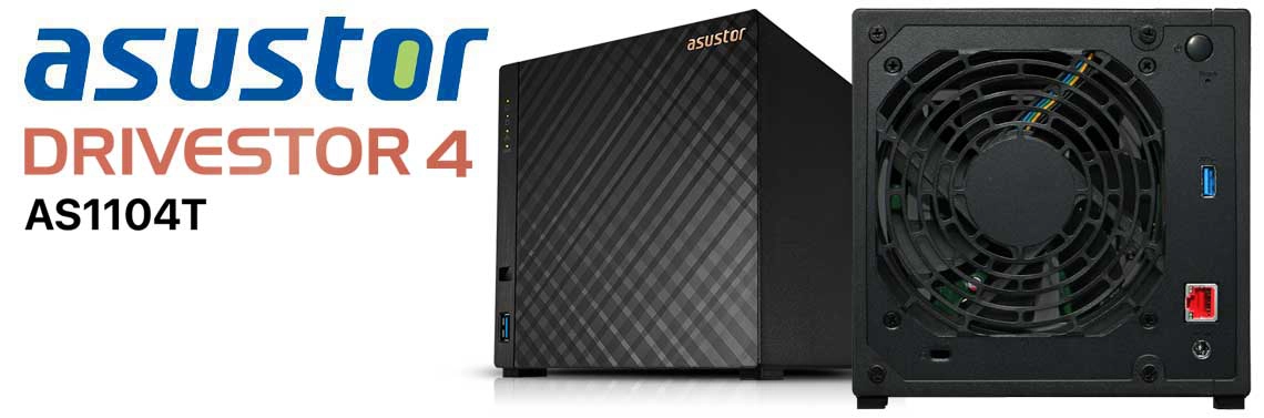 NAS Asustor com processador Realtek Quad-Core e RAM DDR4