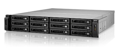 NAS Server 72TB, 12 HDs SATA e 4 portas LAN