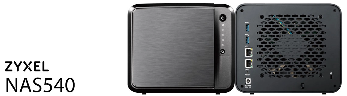 NAS540 Zyxel, personal cloud storage com processador Dual Core