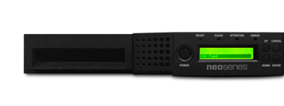 Biblioteca para 8 fitas com Fibre Channel