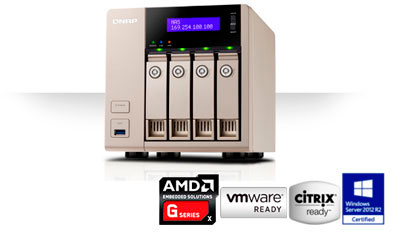 Storage NAS 4 baias - TVS-463 56TB