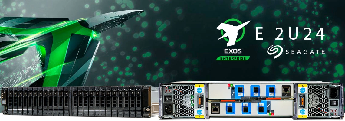 O Storage 12Gbs SAS expansível à 1 Petabyte da Seagate