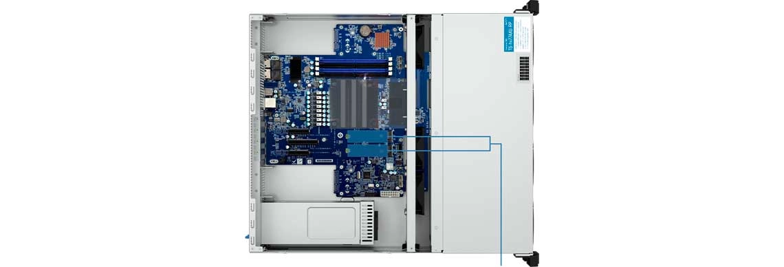 Os slots M.2 PCIe Gen 5 permitem atualizações flexíveis