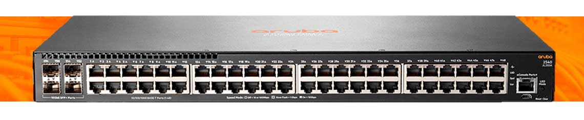 Os switches Aruba 2540 Series