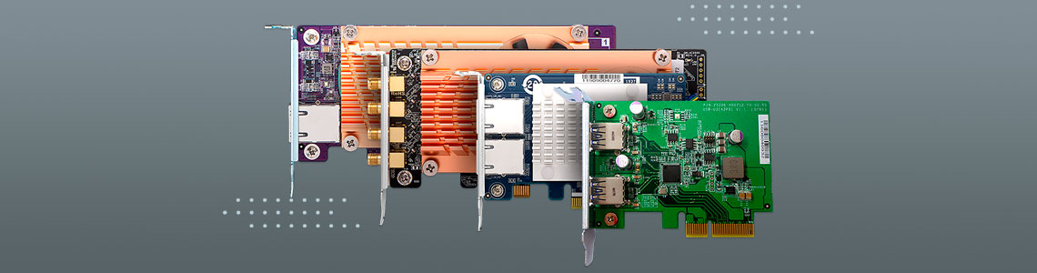 Placa PCIe, expanda as funcionalidades do NAS