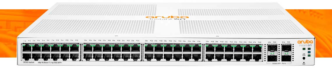 Principais recursos dos switches Aruba Instant On 1930