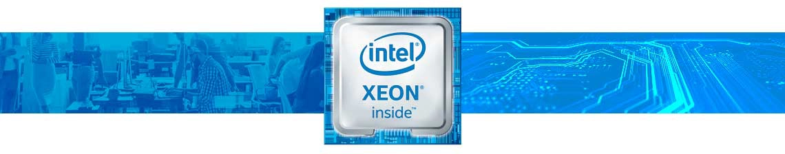 Processador Xeon E-2126G 3.3 GHz Intel, pronto para o trabalho