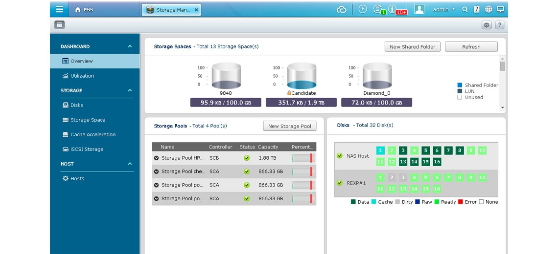 QES Storage Manager