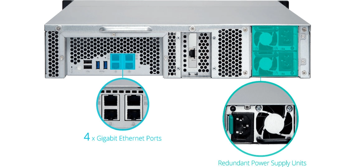 Um storage NAS com link agregation