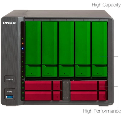 Qnap TS-963X, Storage NAS de alta performance com SSDs e Qtier