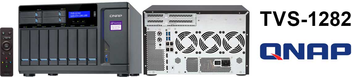 Qnap TVS-1282 32TB com tecnologia para tiering