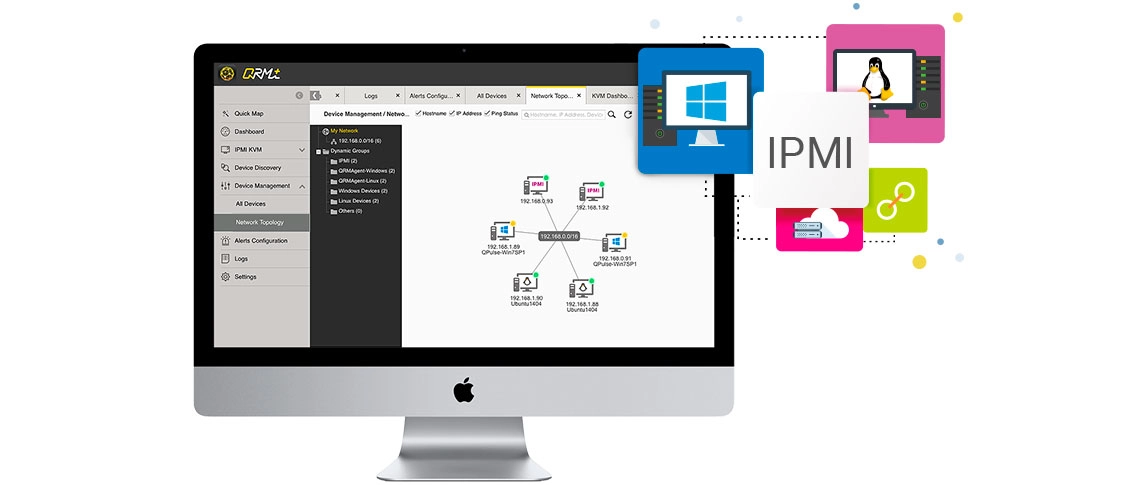 QRM+:  Solução de gerenciamento centralizado para dispositivos de computação em rede
