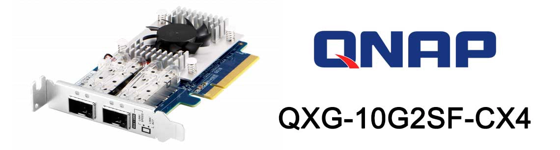 QXG-10G2SF-CX4 Qnap, uma placa de expansão de rede 10GbE