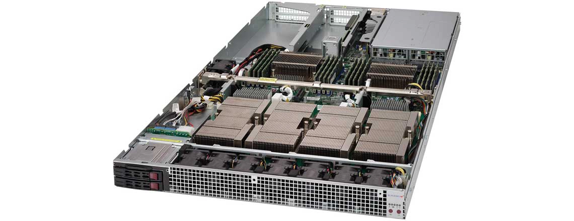 Rackmount server econômico e escalável