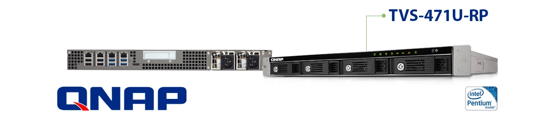 Rackmount storage 1U Qnap