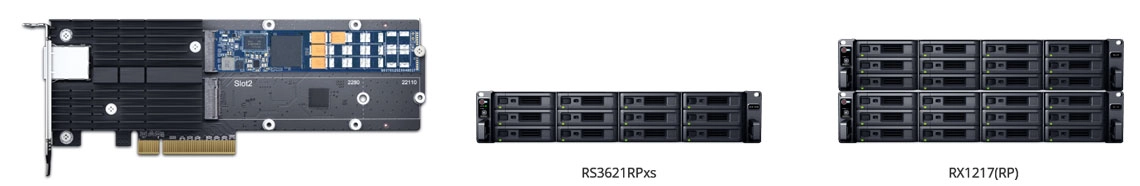 Um storage com dois slots PCIe para expansão