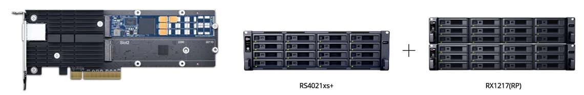 RS4021xs+ 224TB Synology, um servidor de armazenamento escalável