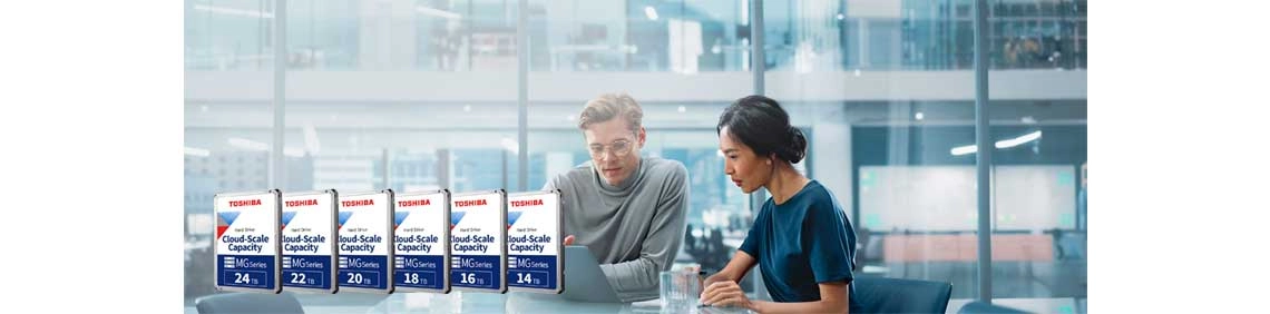 Repense seu armazenamento de dados Toshiba Enterprise HDDs