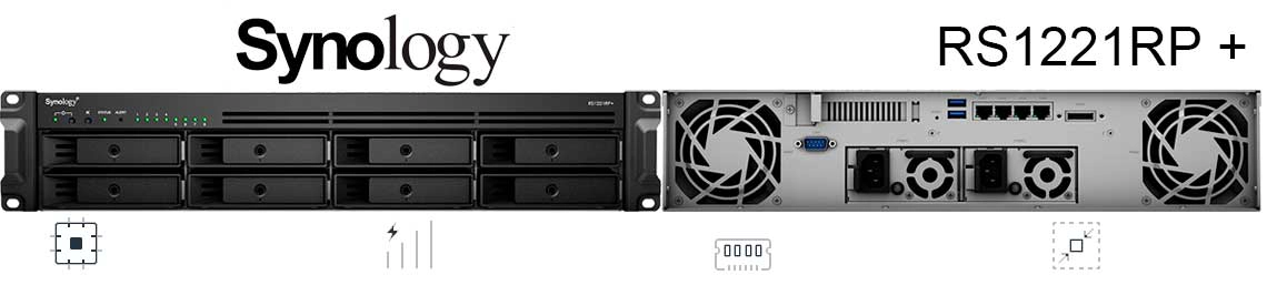 RS1221RP+ 112TB Synology, a solução de armazenamento ideal para sua empresa